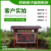 去公園吸氧，看看負氧離子在線監測儀！